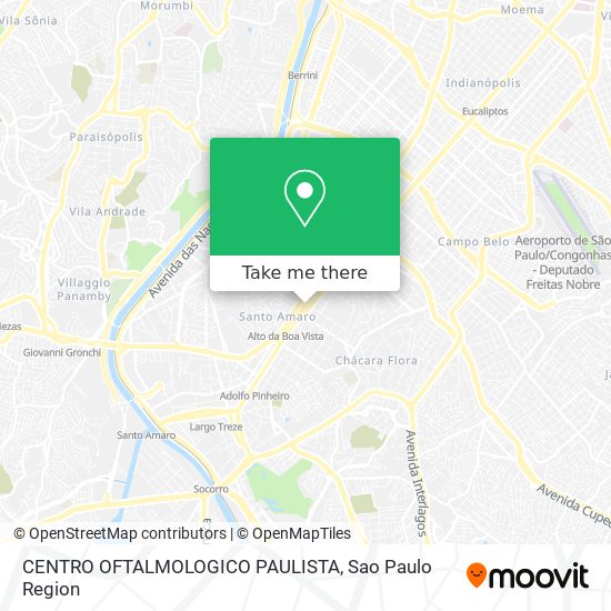 CENTRO OFTALMOLOGICO PAULISTA map