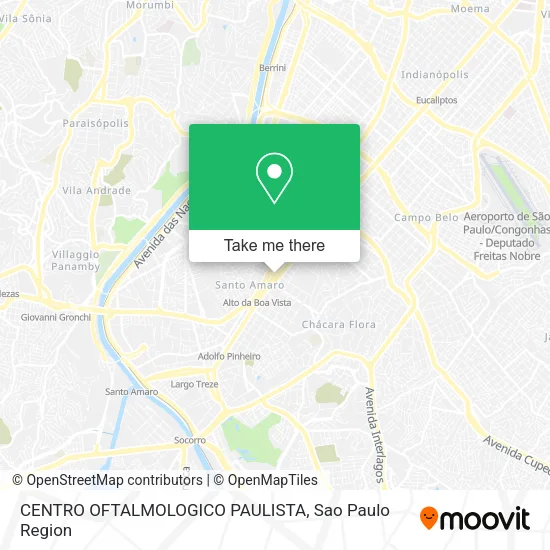 CENTRO OFTALMOLOGICO PAULISTA map