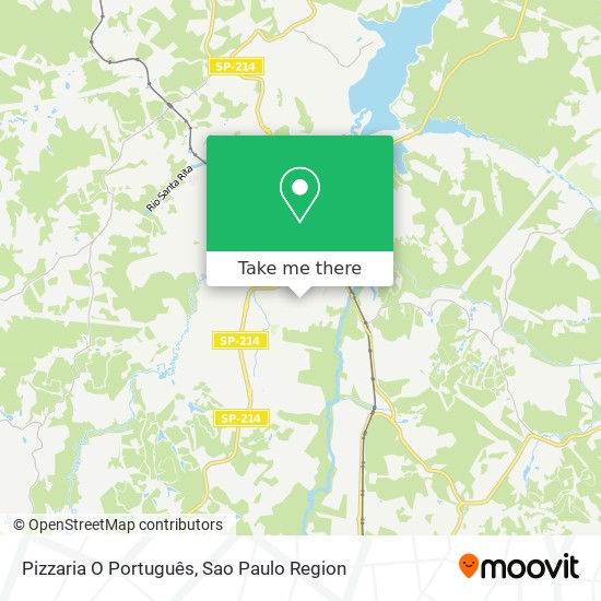 Mapa Pizzaria O Português