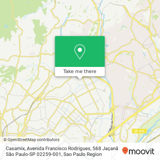 Casamix, Avenida Francisco Rodrigues, 568 Jaçanã São Paulo-SP 02259-001 map