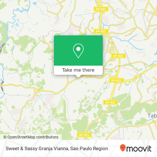 Sweet & Sassy Granja Vianna map