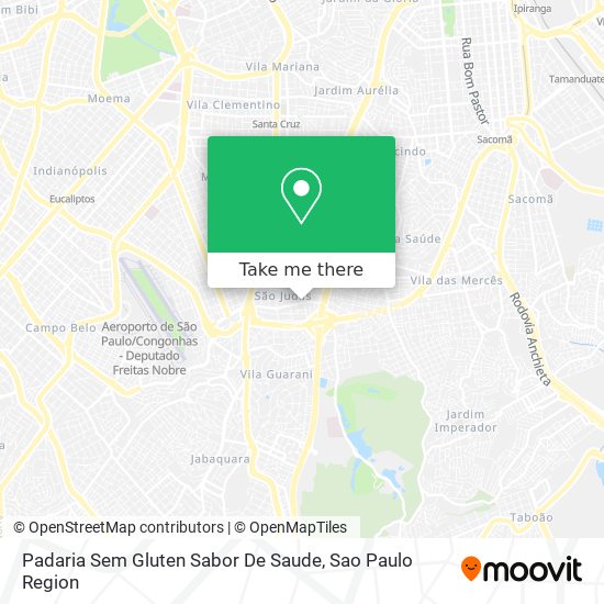 Padaria Sem Gluten Sabor De Saude map