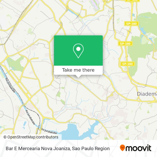 Mapa Bar E Mercearia Nova Joaniza