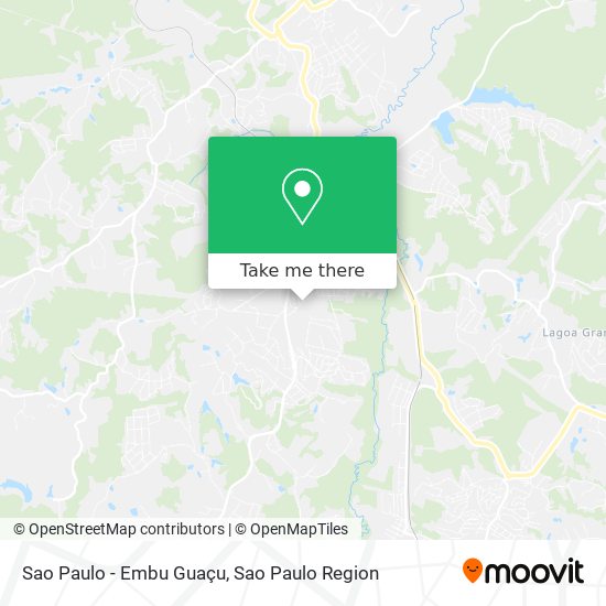 Sao Paulo - Embu Guaçu map