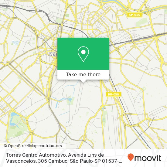 Torres Centro Automotivo, Avenida Lins de Vasconcelos, 305 Cambuci São Paulo-SP 01537-000 map