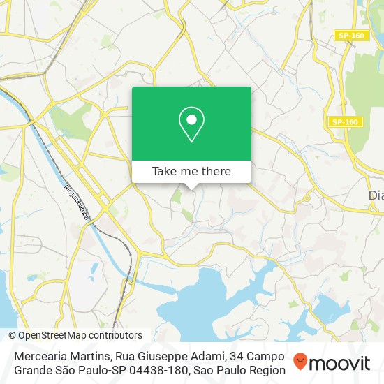 Mercearia Martins, Rua Giuseppe Adami, 34 Campo Grande São Paulo-SP 04438-180 map