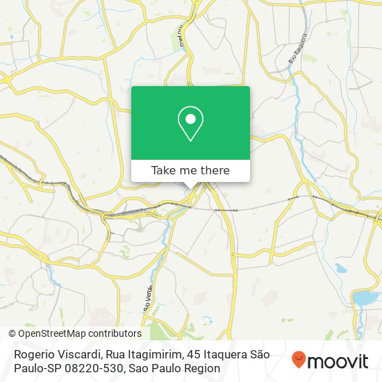 Mapa Rogerio Viscardi, Rua Itagimirim, 45 Itaquera São Paulo-SP 08220-530