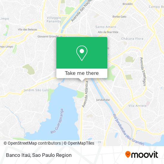 Banco Itaú map