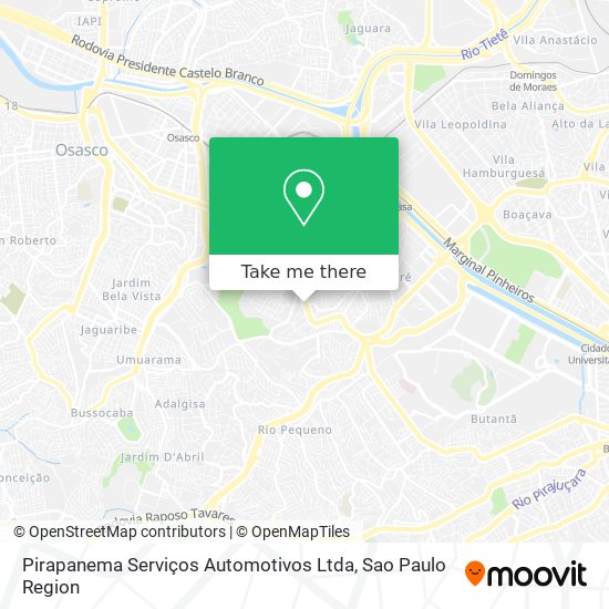 Pirapanema Serviços Automotivos Ltda map