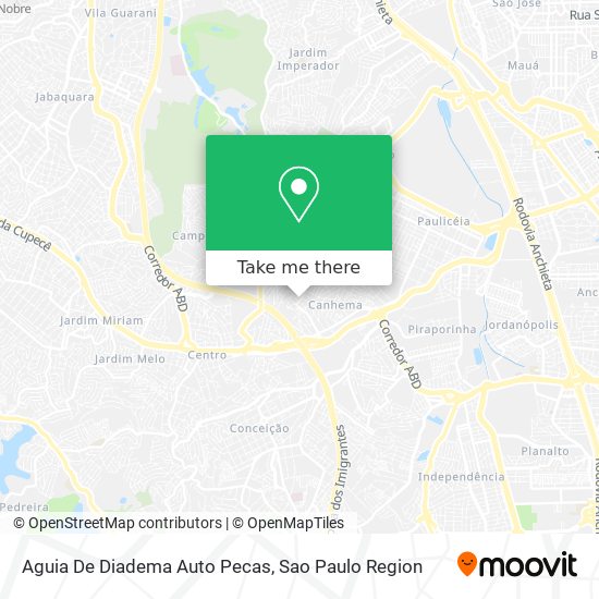 Mapa Aguia De Diadema Auto Pecas