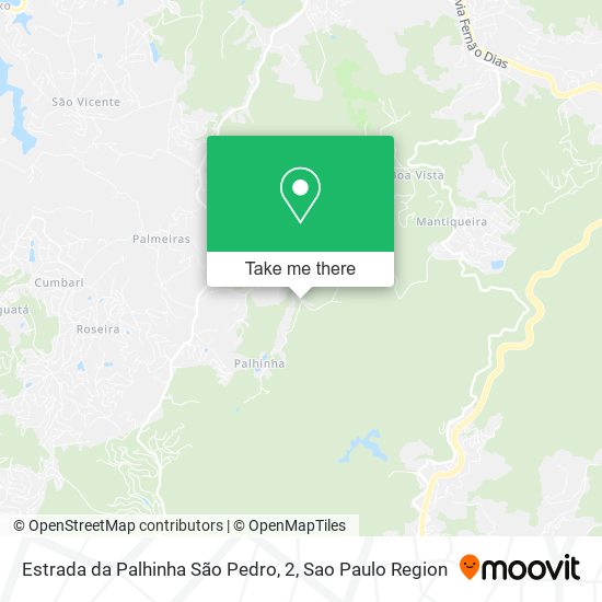 Estrada da Palhinha São Pedro, 2 map