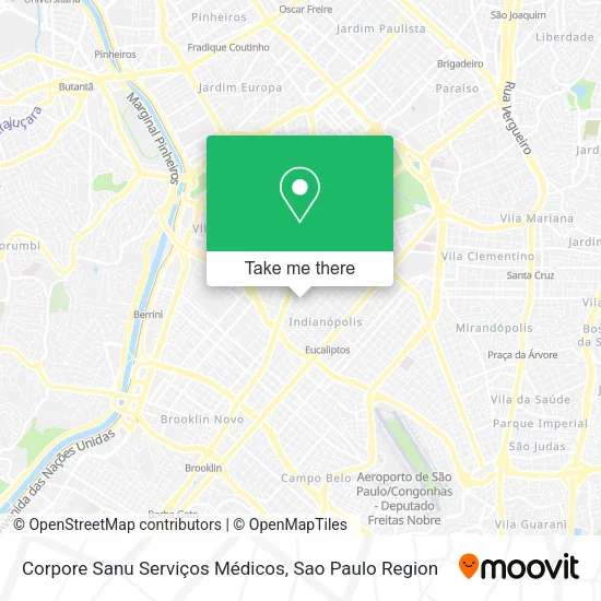 Corpore Sanu Serviços Médicos map