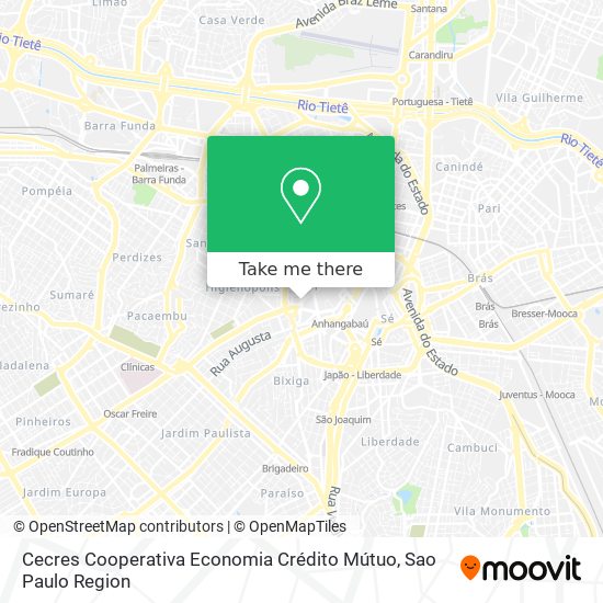 Cecres Cooperativa Economia Crédito Mútuo map