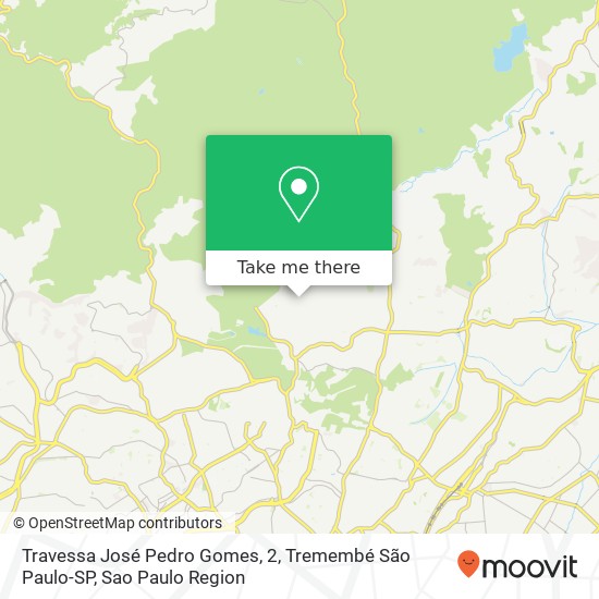 Travessa José Pedro Gomes, 2, Tremembé São Paulo-SP map