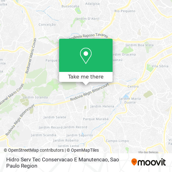 Hidro Serv Tec Conservacao E Manutencao map