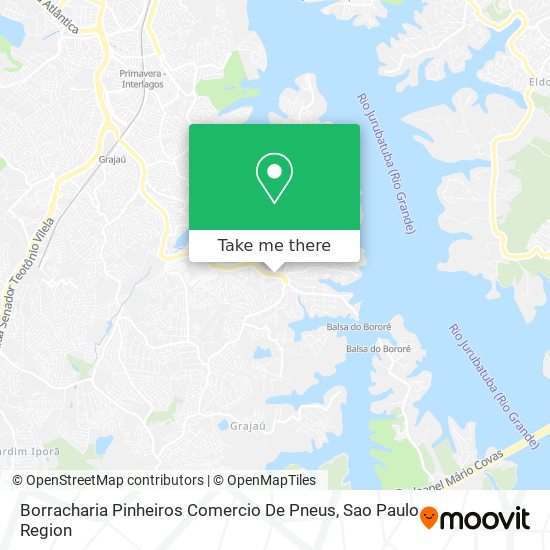 Mapa Borracharia Pinheiros Comercio De Pneus