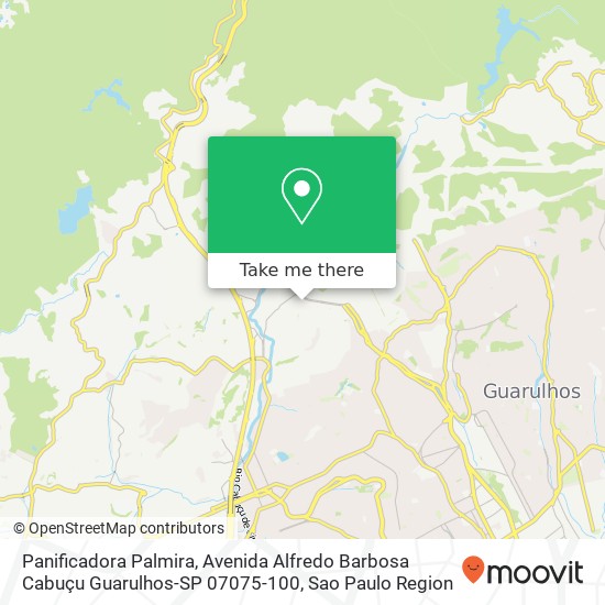 Panificadora Palmira, Avenida Alfredo Barbosa Cabuçu Guarulhos-SP 07075-100 map