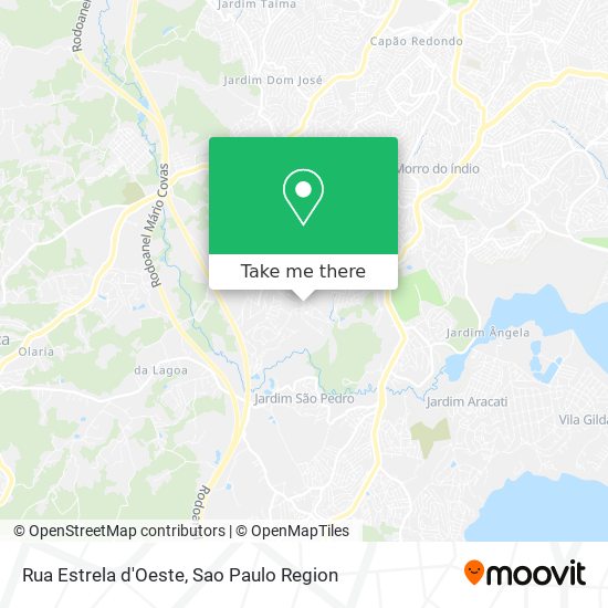 Rua Estrela d'Oeste map