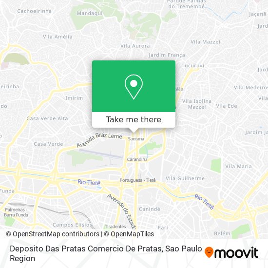 Deposito Das Pratas Comercio De Pratas map