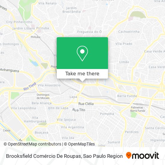 Brooksfield Comércio De Roupas map
