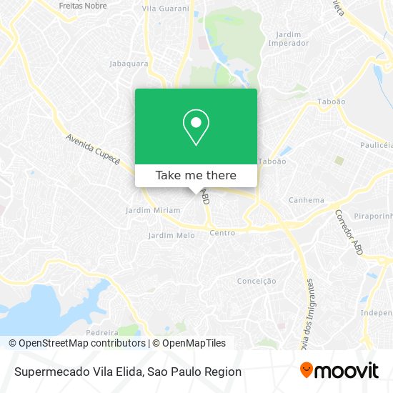 Supermecado Vila Elida map