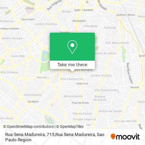 Mapa Rua Sena Madureira, 715,Rua Sena Madureira