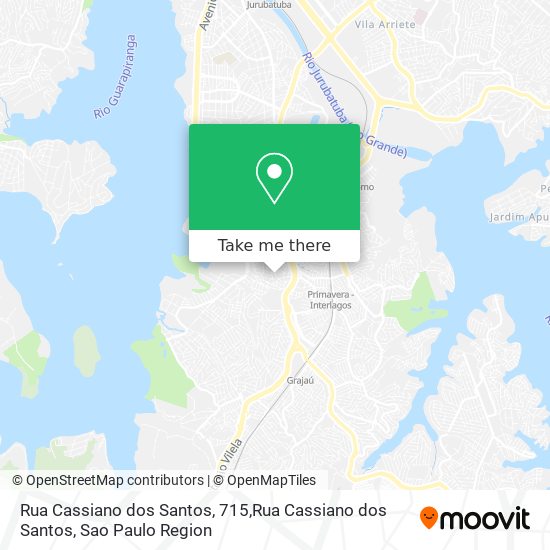 Rua Cassiano dos Santos, 715,Rua Cassiano dos Santos map