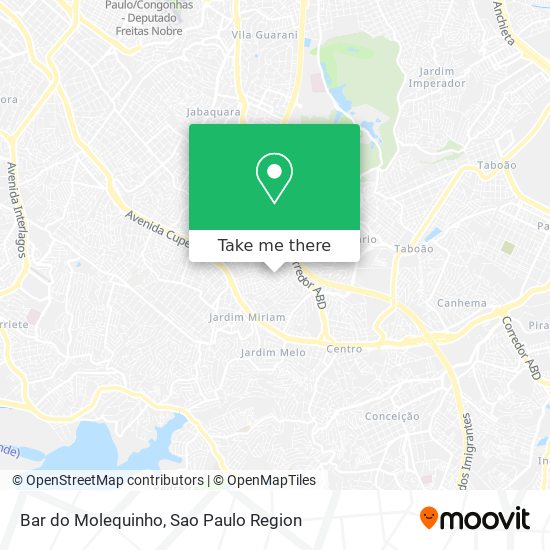 Bar do Molequinho map