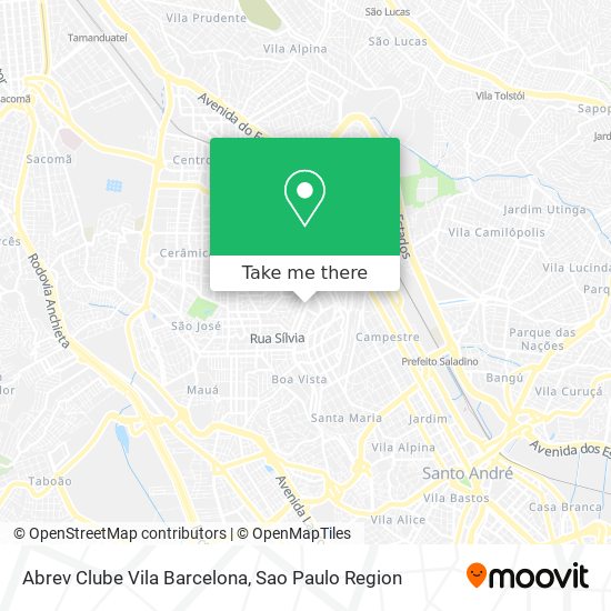 Mapa Abrev Clube Vila Barcelona