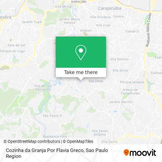 Cozinha da Granja Por Flavia Greco map