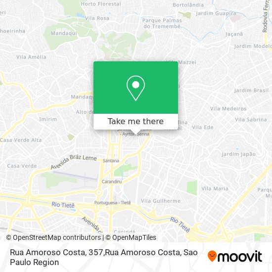 Rua Amoroso Costa, 357,Rua Amoroso Costa map
