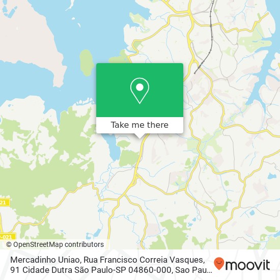 Mercadinho Uniao, Rua Francisco Correia Vasques, 91 Cidade Dutra São Paulo-SP 04860-000 map