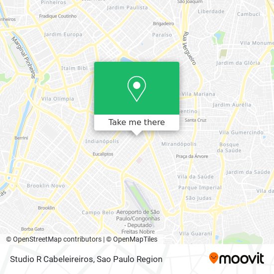 Studio R Cabeleireiros map