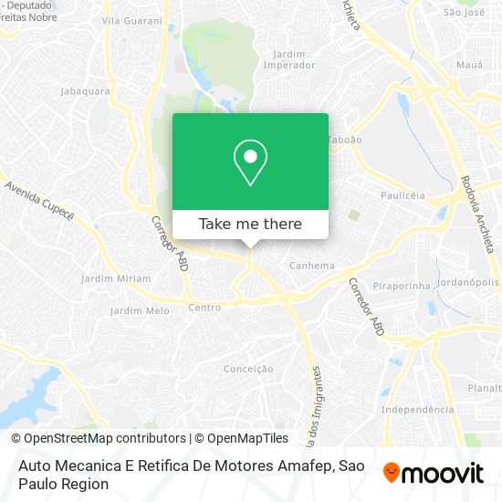 Auto Mecanica E Retifica De Motores Amafep map