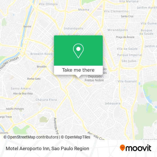 Motel Aeroporto Inn map