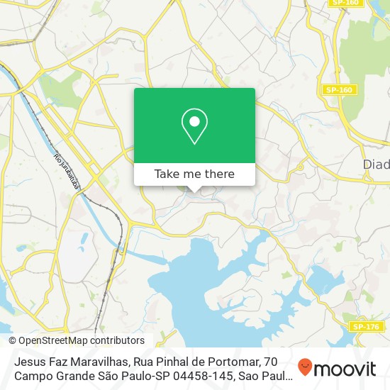 Jesus Faz Maravilhas, Rua Pinhal de Portomar, 70 Campo Grande São Paulo-SP 04458-145 map