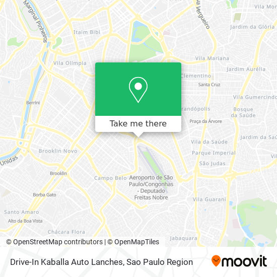 Mapa Drive-In Kaballa Auto Lanches