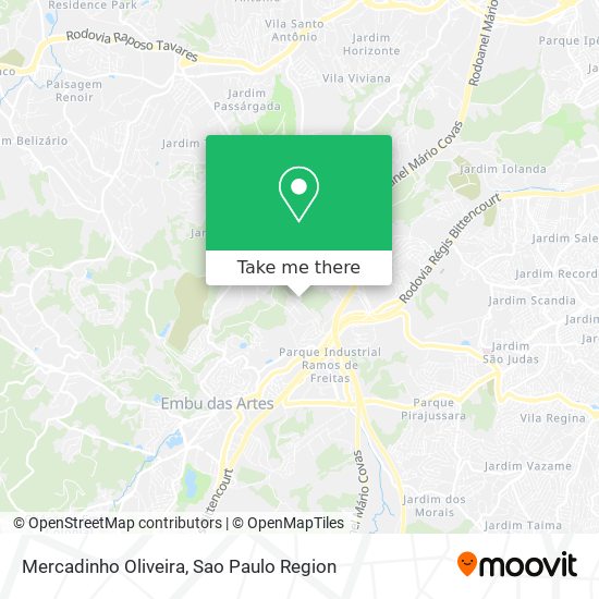 Mapa Mercadinho Oliveira