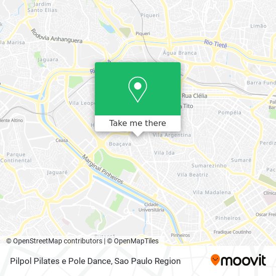 Pilpol Pilates e Pole Dance map