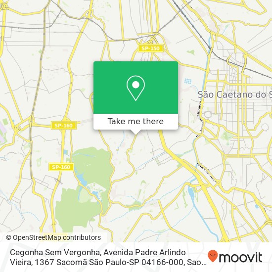 Cegonha Sem Vergonha, Avenida Padre Arlindo Vieira, 1367 Sacomã São Paulo-SP 04166-000 map