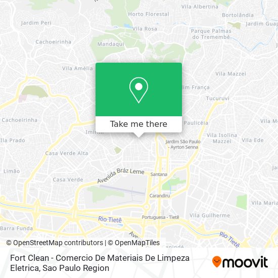 Fort Clean - Comercio De Materiais De Limpeza Eletrica map