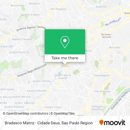 Bradesco Matriz - Cidade Deus map