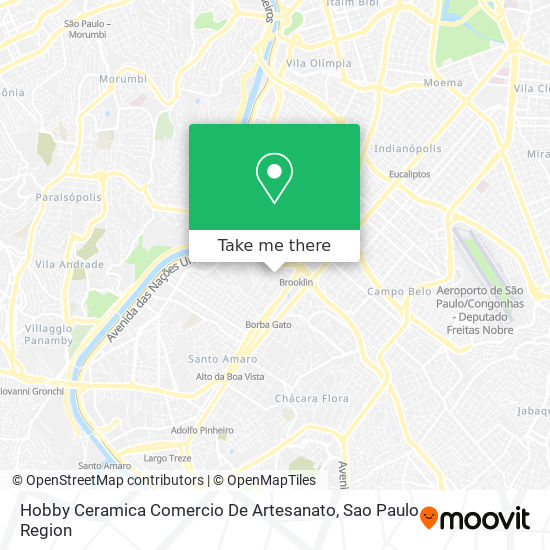 Hobby Ceramica Comercio De Artesanato map