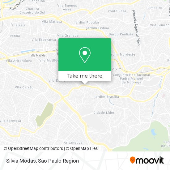 Silvia Modas map