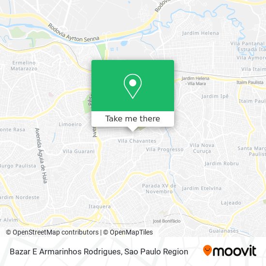 Bazar E Armarinhos Rodrigues map