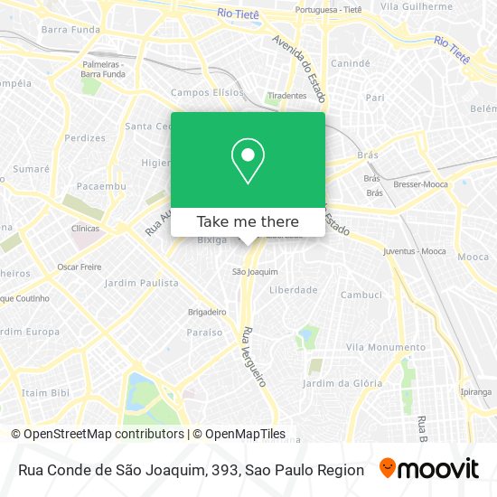 Rua Conde de São Joaquim, 393 map