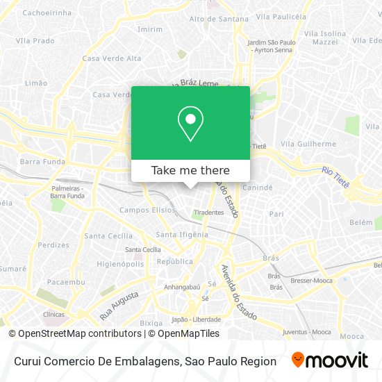 Curui Comercio De Embalagens map