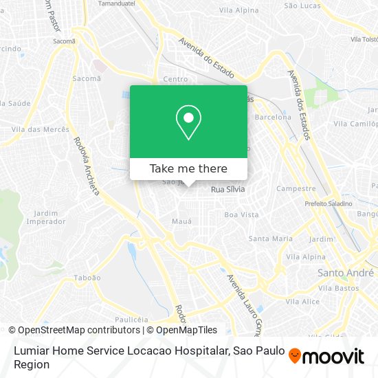 Mapa Lumiar Home Service Locacao Hospitalar