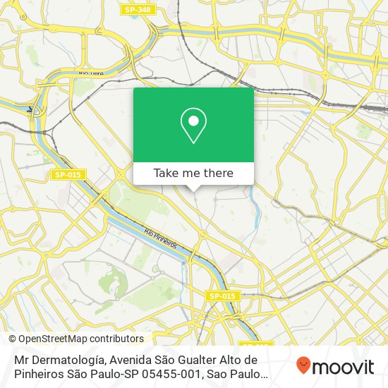 Mr Dermatología, Avenida São Gualter Alto de Pinheiros São Paulo-SP 05455-001 map