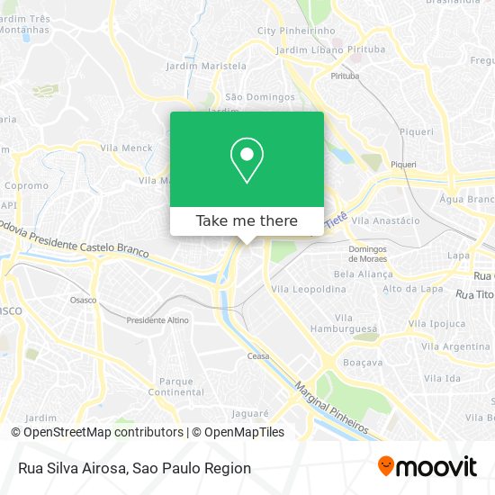 Rua Silva Airosa map